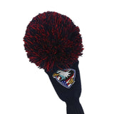 Maxbell 3x Knitted Padded Long Neck Golf Wood Cover American Eagle Pompom Design - Aladdin Shoppers