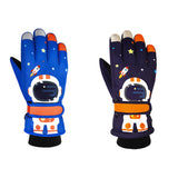 Maxbell Maxbell Kids Ski Winter Gloves Windproof Waterproof Snowboard Sports Thermal Glove Blue L