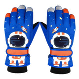 Maxbell Maxbell Kids Ski Winter Gloves Windproof Waterproof Snowboard Sports Thermal Glove Blue L