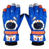 Maxbell Maxbell Kids Ski Winter Gloves Windproof Waterproof Snowboard Sports Thermal Glove Blue L