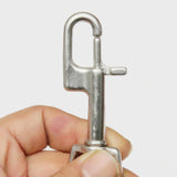 16xStainless Steel Swivel Snap Hook Clip for Scuba Diving Part Tool Accessories 90mm
