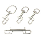 16xStainless Steel Swivel Snap Hook Clip for Scuba Diving Part Tool Accessories 90mm