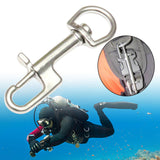 16xStainless Steel Swivel Snap Hook Clip for Scuba Diving Part Tool Accessories 90mm