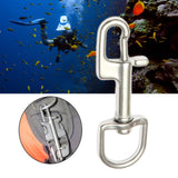 Maxbell 2xStainless Steel Swivel Snap Hook Clip for Scuba Diving Part Tool Accessories 100mm