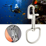 Maxbell 2xStainless Steel Swivel Snap Hook Clip for Scuba Diving Part Tool Accessories 110mm