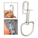 Maxbell 5xStainless Steel Swivel Snap Hook Clip for Scuba Diving Part Tool Accessories 110mm
