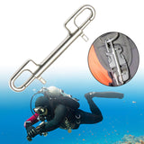 Maxbell 2x Stainless Steel Swivel Snap Hook Clip for Scuba Diving Tools Accessories