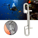 Maxbell 2x Stainless Steel Swivel Snap Hook Clip for Scuba Diving Tools Accessories