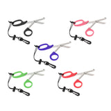 Maxbell Diving Shears Stainless Steel Sports Underwater Escape Diving Scissors Black