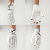 8xMen's Woman Golf Glove Left Hand Player Micro Soft Fiber Comfortable 17.5cm