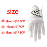 8xMen's Woman Golf Glove Left Hand Player Micro Soft Fiber Comfortable 17.5cm