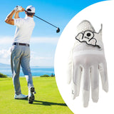 8xMen's Woman Golf Glove Left Hand Player Micro Soft Fiber Comfortable 17.5cm