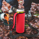 Maxbell 2 Sets Water Bottle Sleeve Cover with Shoulder Strap Pouch Bottle Holder