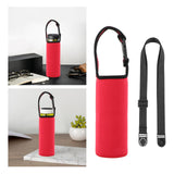 Maxbell 2 Sets Water Bottle Sleeve Cover with Shoulder Strap Pouch Bottle Holder