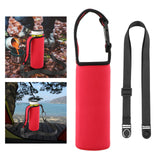 Maxbell 2 Sets Water Bottle Sleeve Cover with Shoulder Strap Pouch Bottle Holder