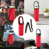 Maxbell 2 Sets Water Bottle Sleeve Cover with Shoulder Strap Pouch Bottle Holder