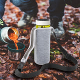Maxbell 2 Sets Water Bottle Sleeve Cover with Shoulder Strap Pouch Bottle Holder