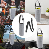 Maxbell 2 Sets Water Bottle Sleeve Cover with Shoulder Strap Pouch Bottle Holder