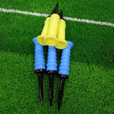 Maxbell 3Pcs Elastic Golf Tees Practice Tool Plastic Ball Holder Less Resistance Yellow - Aladdin Shoppers