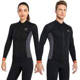 Maxbell Men Women Wetsuit Tops Water Sports Scuba Diving Snorkeling L Men - Aladdin Shoppers