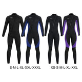 Maxbell Super Stretch Diving Wetsuit 3mm Neoprene Long Sleeve Front Zip Full Body MEN Black S - Aladdin Shoppers