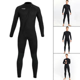 Maxbell Super Stretch Diving Wetsuit 3mm Neoprene Long Sleeve Front Zip Full Body MEN Black S - Aladdin Shoppers