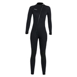 Maxbell Super Stretch Diving Wetsuit 3mm Neoprene Long Sleeve Front Zip Full Body WOMEN Black L - Aladdin Shoppers