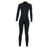 Maxbell Super Stretch Diving Wetsuit 3mm Neoprene Long Sleeve Front Zip Full Body WOMEN Black L - Aladdin Shoppers