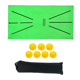 Maxbell Maxbell Golf Hitting Mat Training Aid for Swing Detection Magic Tape Design