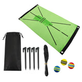 Maxbell Maxbell Golf Swing Mat Batting Training Pad Mark Trace Aid Game Detection Practice B