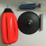 Maxbell 2x Inflatable Desktop Punch Bag Freestanding Table for Office Fitness