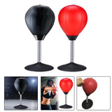 Maxbell 2x Inflatable Desktop Punch Bag Freestanding Table for Office Fitness