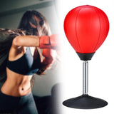 Maxbell 2x Inflatable Desktop Punch Bag Freestanding Table for Office Fitness