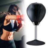 Maxbell 2x Inflatable Desktop Punch Bag Freestanding Table for Office Fitness