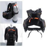 Maxbell Aqualung Scuba Diving BCD Buoyancy Inflation Dive Men Black Travel L - Aladdin Shoppers