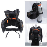 Maxbell Aqualung Scuba Diving BCD Buoyancy Inflation Dive Men Black Travel L - Aladdin Shoppers