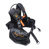 Maxbell Aqualung Scuba Diving BCD Buoyancy Inflation Dive Men Black Travel XL - Aladdin Shoppers