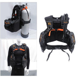 Maxbell Aqualung Scuba Diving BCD Buoyancy Inflation Dive Men Black Travel XL - Aladdin Shoppers