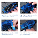 Maxbell Bike Chain Cleaner Kit Bicycle Outdoor Cleaning Tool Accessories 8 Pieces - Aladdin Shoppers