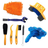Maxbell Bike Chain Cleaner Kit Bicycle Outdoor Cleaning Tool Accessories 8 Pieces - Aladdin Shoppers