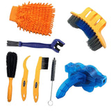 Maxbell Bike Chain Cleaner Kit Bicycle Outdoor Cleaning Tool Accessories 8 Pieces - Aladdin Shoppers