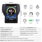 Maxbell Electric Bicycle LCD Display Mid-Drive Color Screen for BBS01 BBS02