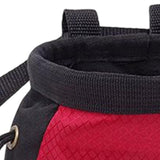 Maxbell 4xRock Climbing Chalk Bag Waist Bag For Outdoor Sports Belt Strap Pouch Red