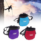 Maxbell 3xRock Climbing Chalk Bag Waist Bag For Outdoor Sports Belt Strap Pouch Red