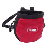 Maxbell 5xRock Climbing Chalk Bag Waist Bag For Outdoor Sports Belt Strap Pouch Red
