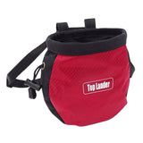 Maxbell 2xRock Climbing Chalk Bag Waist Bag For Outdoor Sports Belt Strap Pouch Red