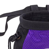 Maxbell 3xRock Climbing Chalk Bag Waist Bag For Outdoor Sports Belt Strap Pouch Purple