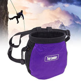 Maxbell 2xRock Climbing Chalk Bag Waist Bag For Outdoor Sports Belt Strap Pouch Purple