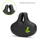 Maxbell Bicycle Mountain Bike Noseless Saddle Comfort Shock Absorbing Seat Black - Aladdin Shoppers