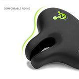 Maxbell Bicycle Mountain Bike Noseless Saddle Comfort Shock Absorbing Seat Black - Aladdin Shoppers